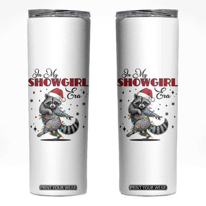 Funny Raccoon Christmas Skinny Tumbler In My Costume Era Xmas TS14 White Print Your Wear