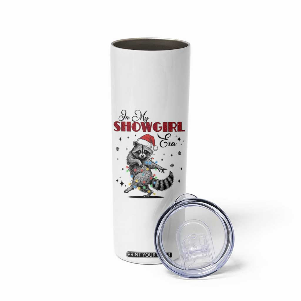 Funny Raccoon Christmas Skinny Tumbler In My Costume Era Xmas TS14 Print Your Wear