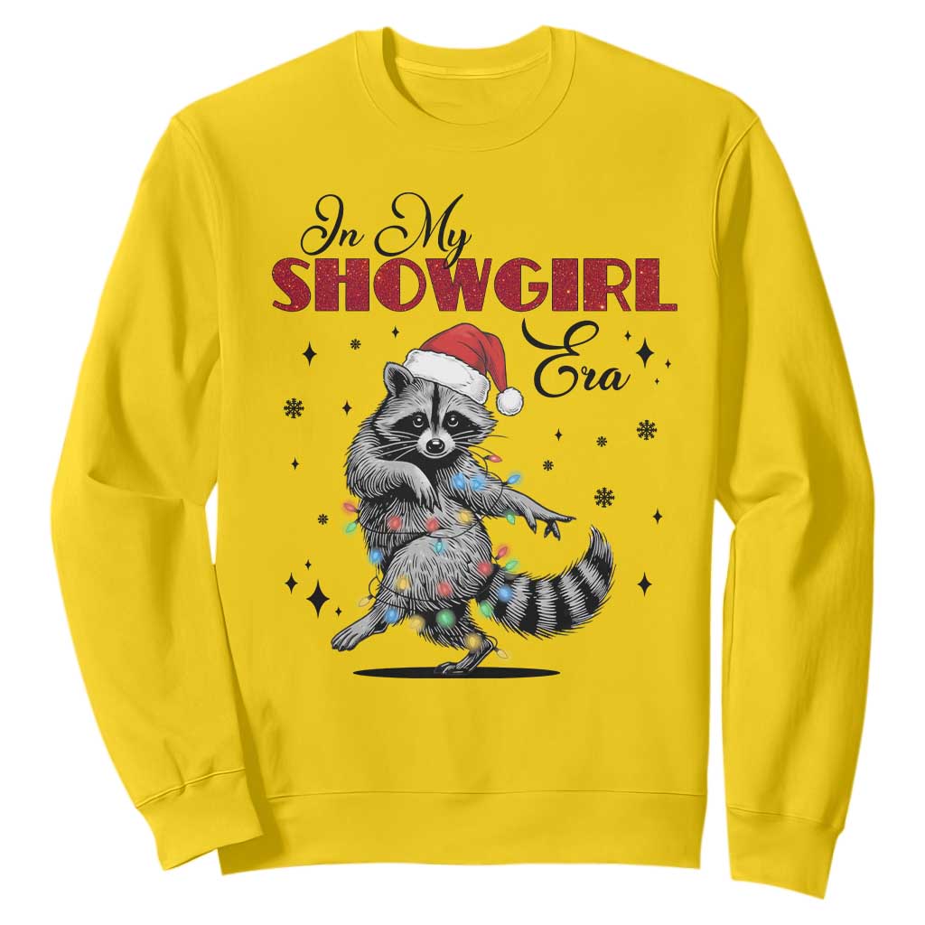 Funny Raccoon Christmas Sweatshirt In My Costume Era Xmas TS14 Daisy Print Your Wear