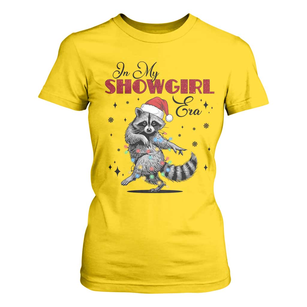 Funny Raccoon Christmas T Shirt For Women In My Costume Era Xmas TS14 Daisy Print Your Wear