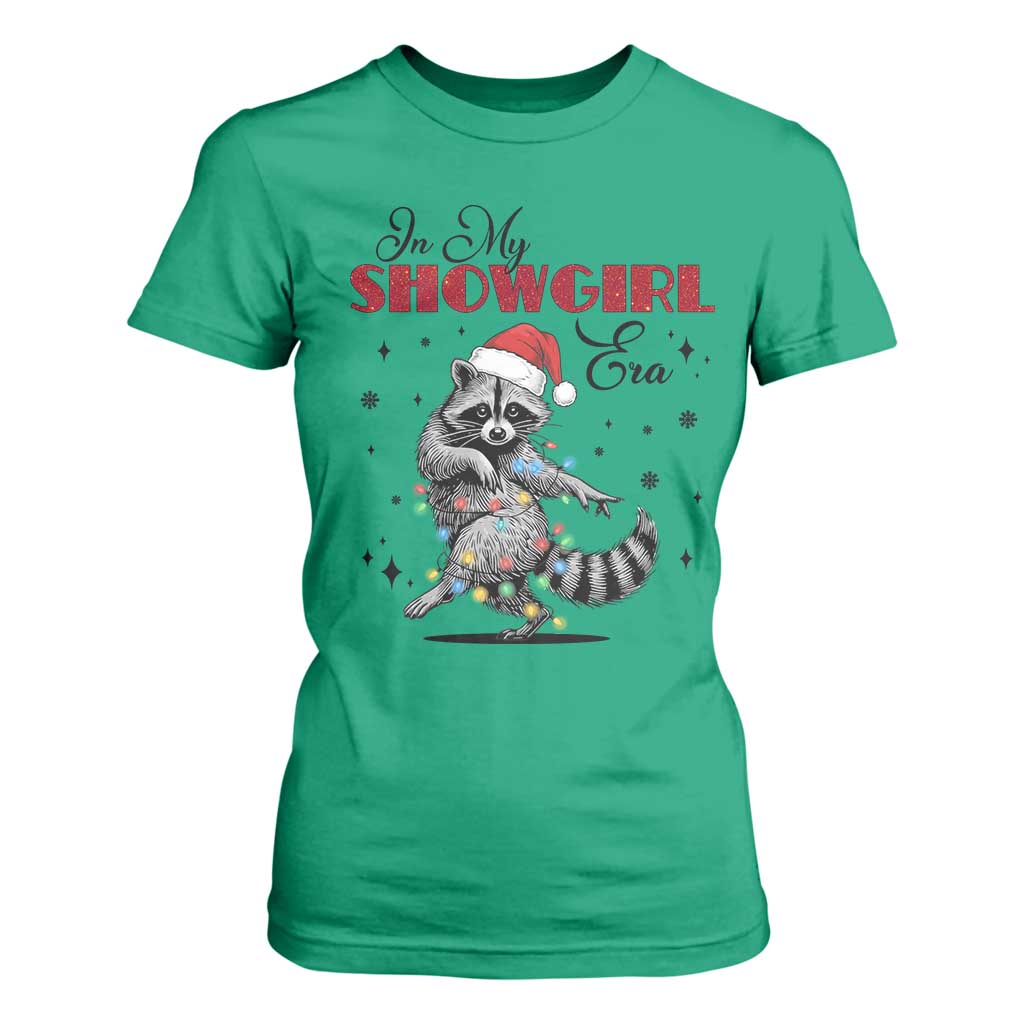 Funny Raccoon Christmas T Shirt For Women In My Costume Era Xmas TS14 Irish Green Print Your Wear