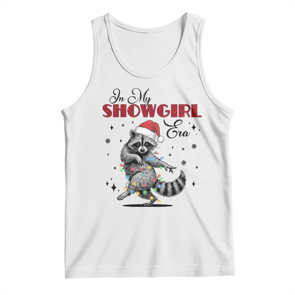 Funny Raccoon Christmas Tank Top In My Costume Era Xmas TS14 White Print Your Wear