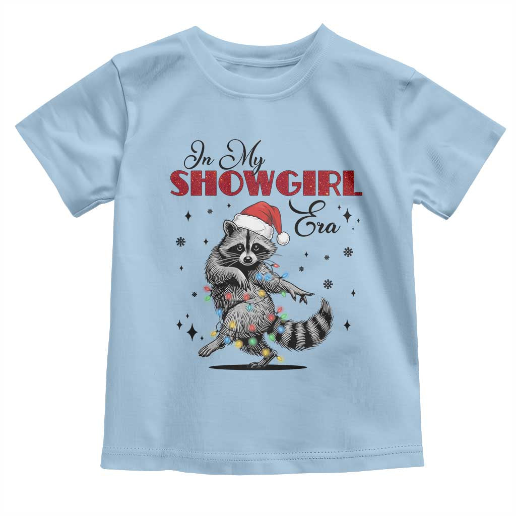 Funny Raccoon Christmas Toddler T Shirt In My Costume Era Xmas TS14 Light Blue Print Your Wear