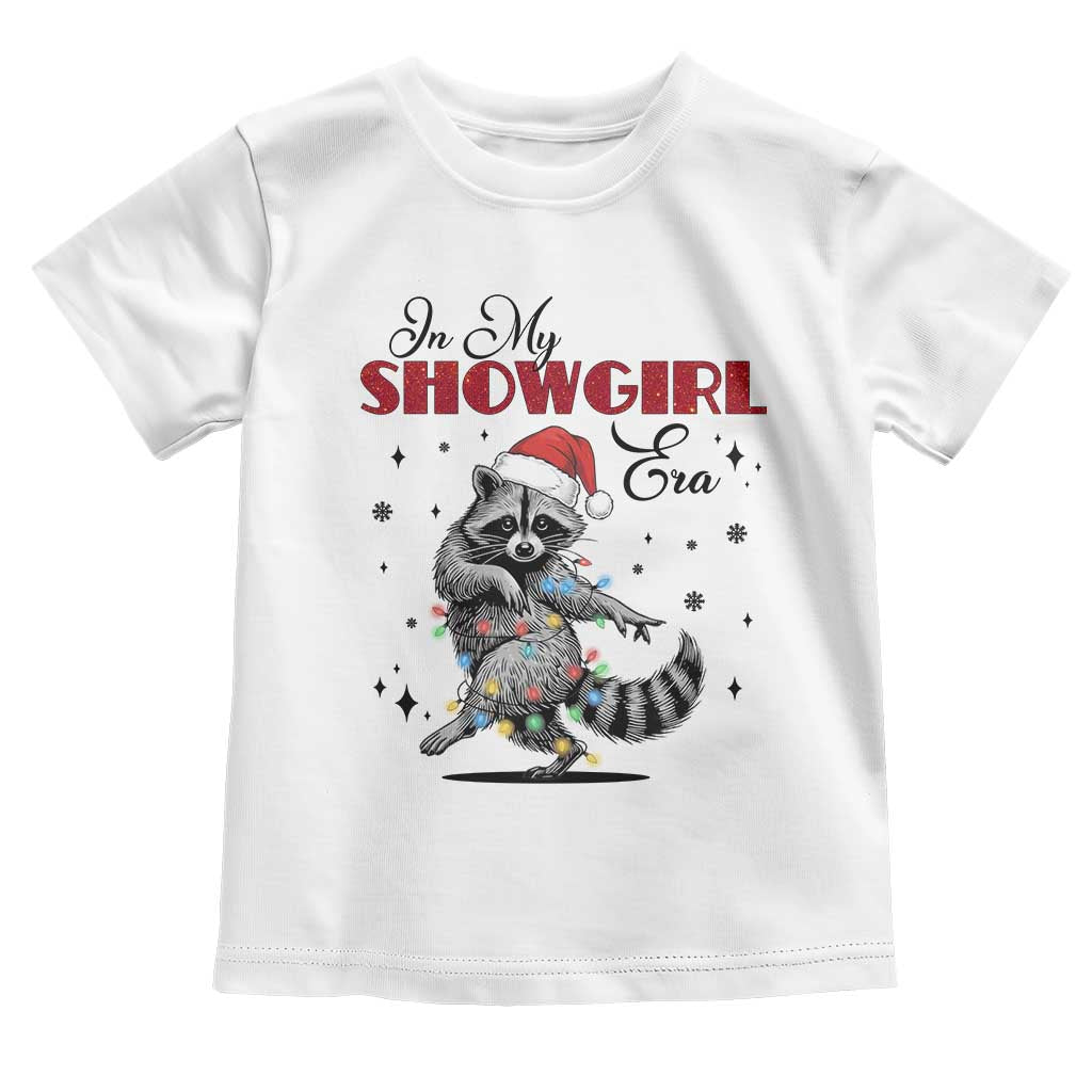 Funny Raccoon Christmas Toddler T Shirt In My Costume Era Xmas TS14 White Print Your Wear