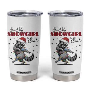 Funny Raccoon Christmas Tumbler Cup In My Costume Era Xmas TS14 White Print Your Wear