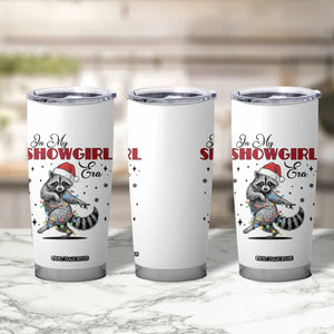 Funny Raccoon Christmas Tumbler Cup In My Costume Era Xmas TS14 Print Your Wear