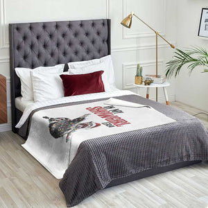 Funny Raccoon Christmas Throw Blanket In My Costume Era TS14 Print Your Wear