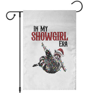 Funny Raccoon Christmas Garden Flag In My Costume Era TS14 White Print Your Wear