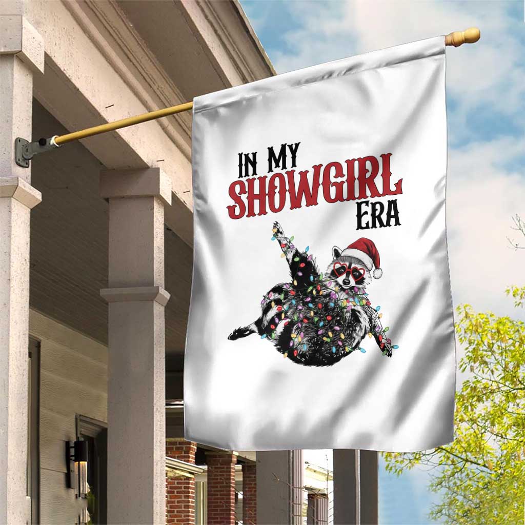 Funny Raccoon Christmas Garden Flag In My Costume Era TS14 Print Your Wear