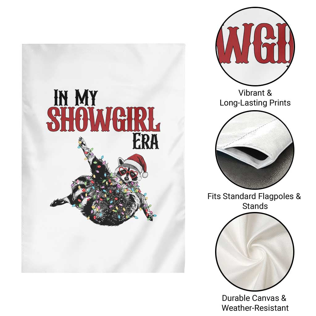 Funny Raccoon Christmas Garden Flag In My Costume Era TS14 Print Your Wear