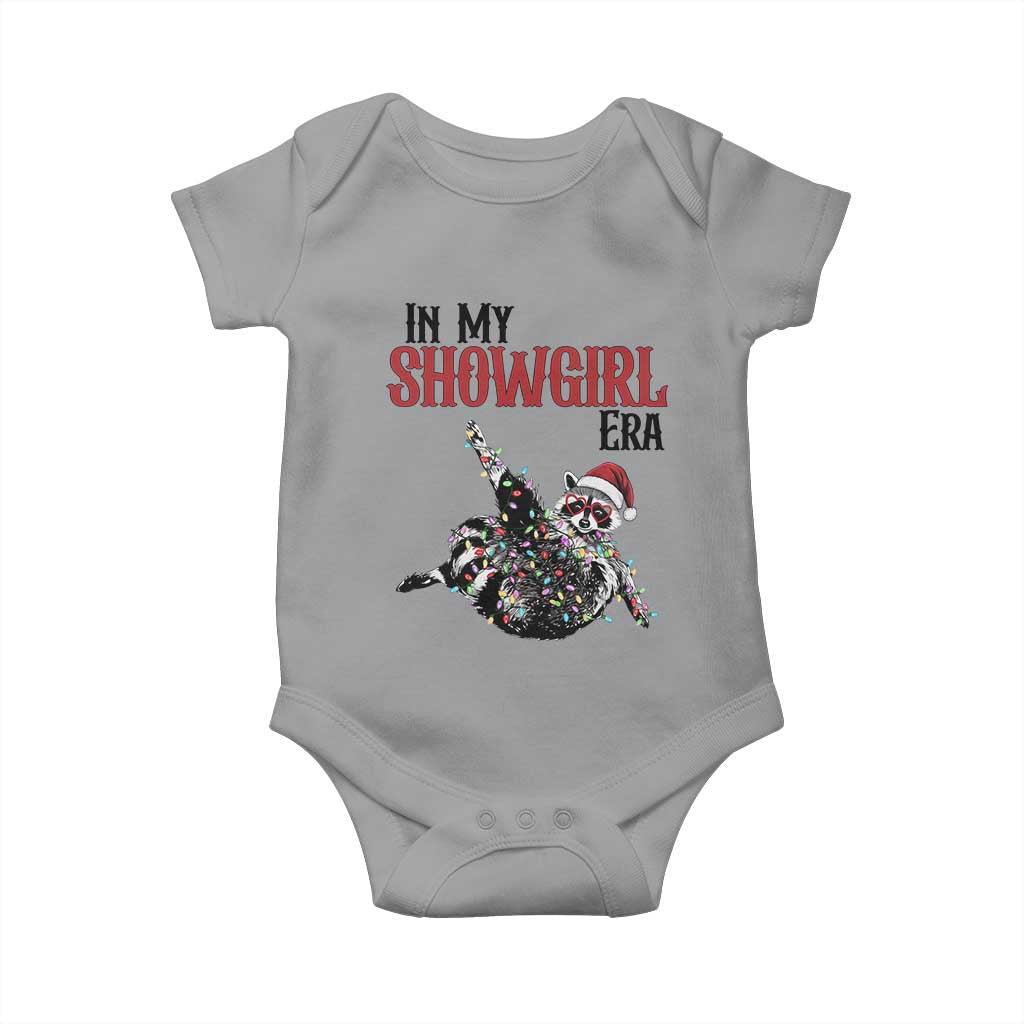 Funny Raccoon Christmas Baby Onesie In My Costume Era TS14 Sport Gray Print Your Wear