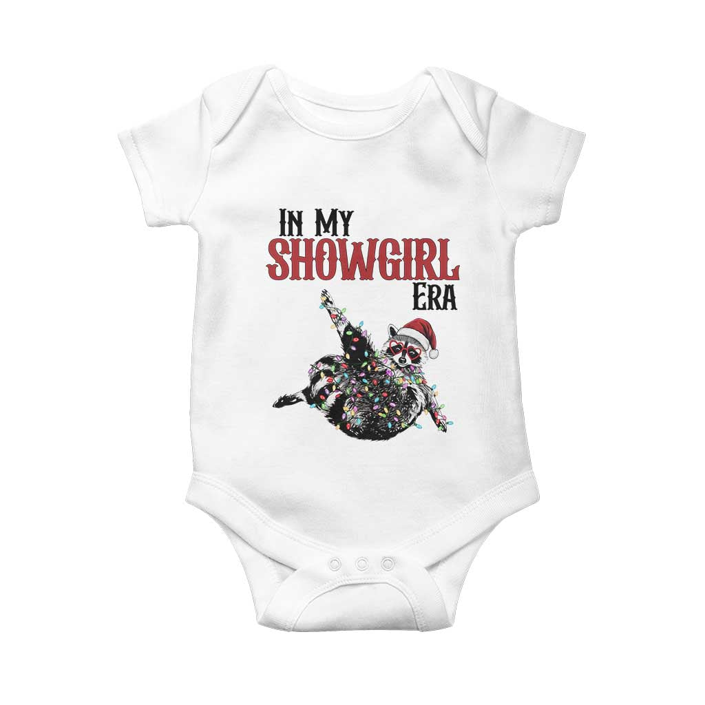 Funny Raccoon Christmas Baby Onesie In My Costume Era TS14 White Print Your Wear