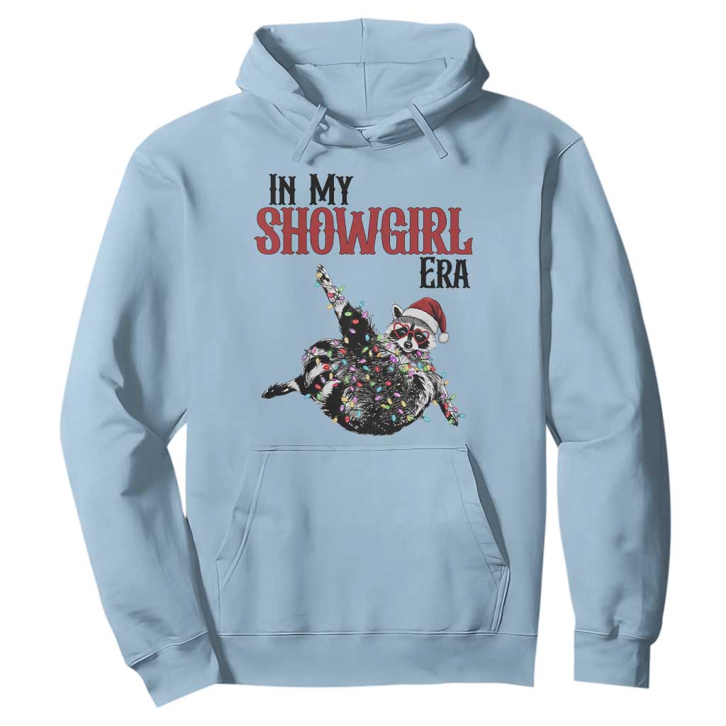 Funny Raccoon Christmas Hoodie In My Costume Era TS14 Light Blue Print Your Wear