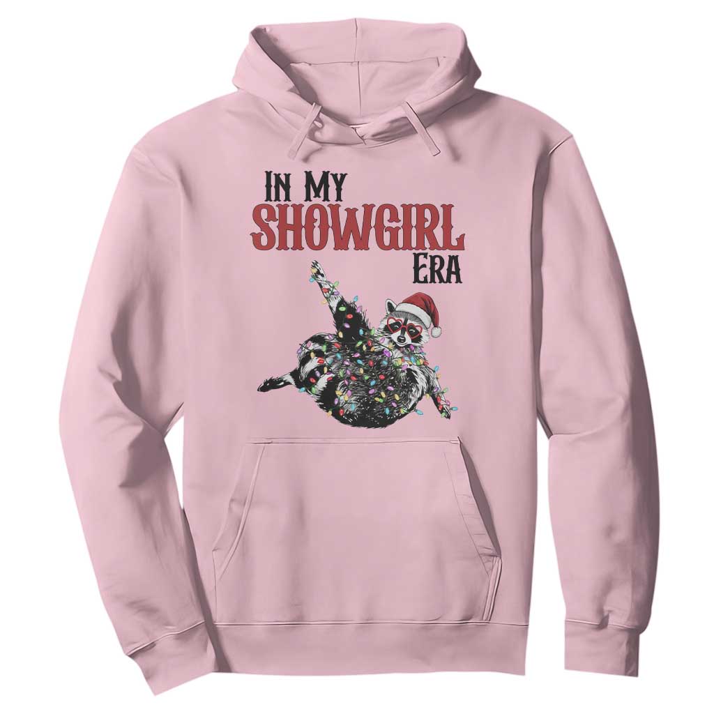Funny Raccoon Christmas Hoodie In My Costume Era TS14 Light Pink Print Your Wear