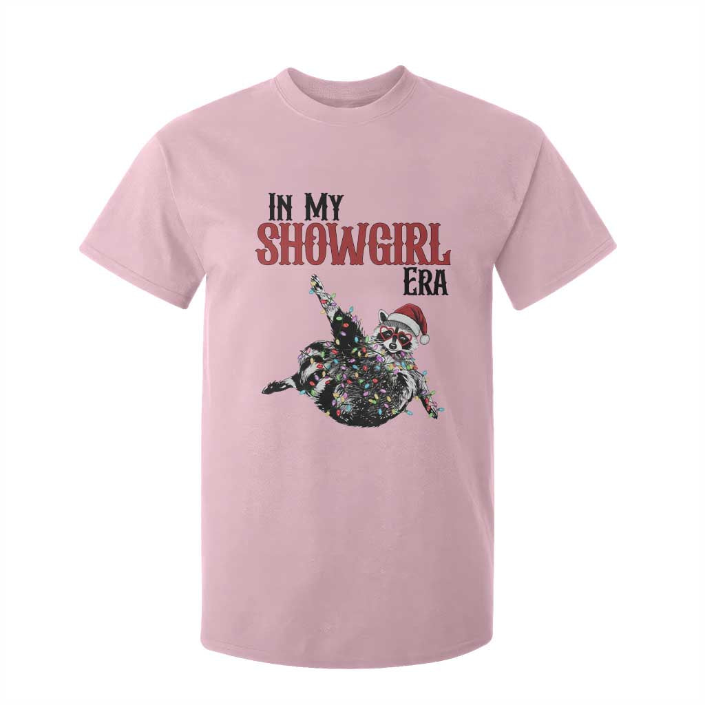 Funny Raccoon Christmas T Shirt For Kid In My Costume Era TS14 Light Pink Print Your Wear