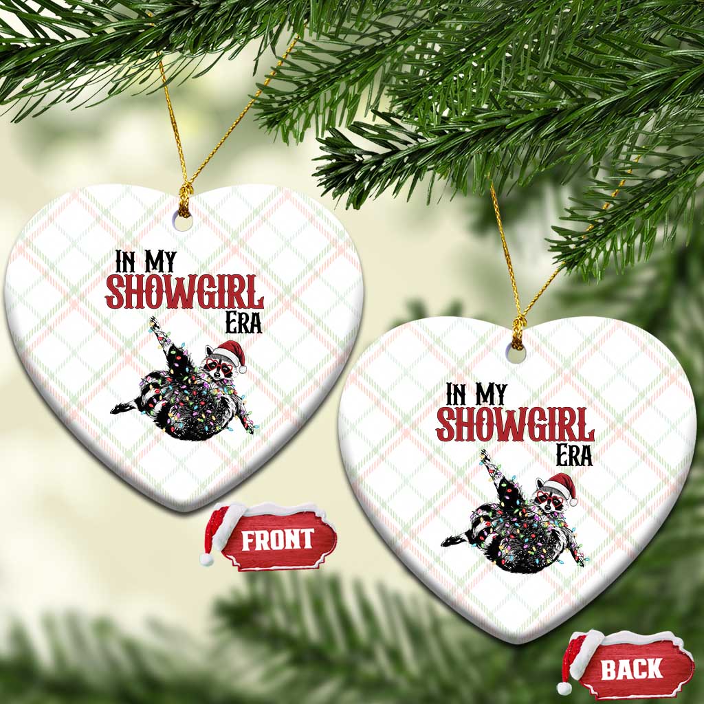 Funny Raccoon Christmas Ceramic Ornament In My Costume Era TS14 Print Your Wear