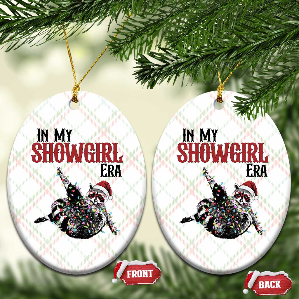 Funny Raccoon Christmas Ceramic Ornament In My Costume Era TS14 Print Your Wear