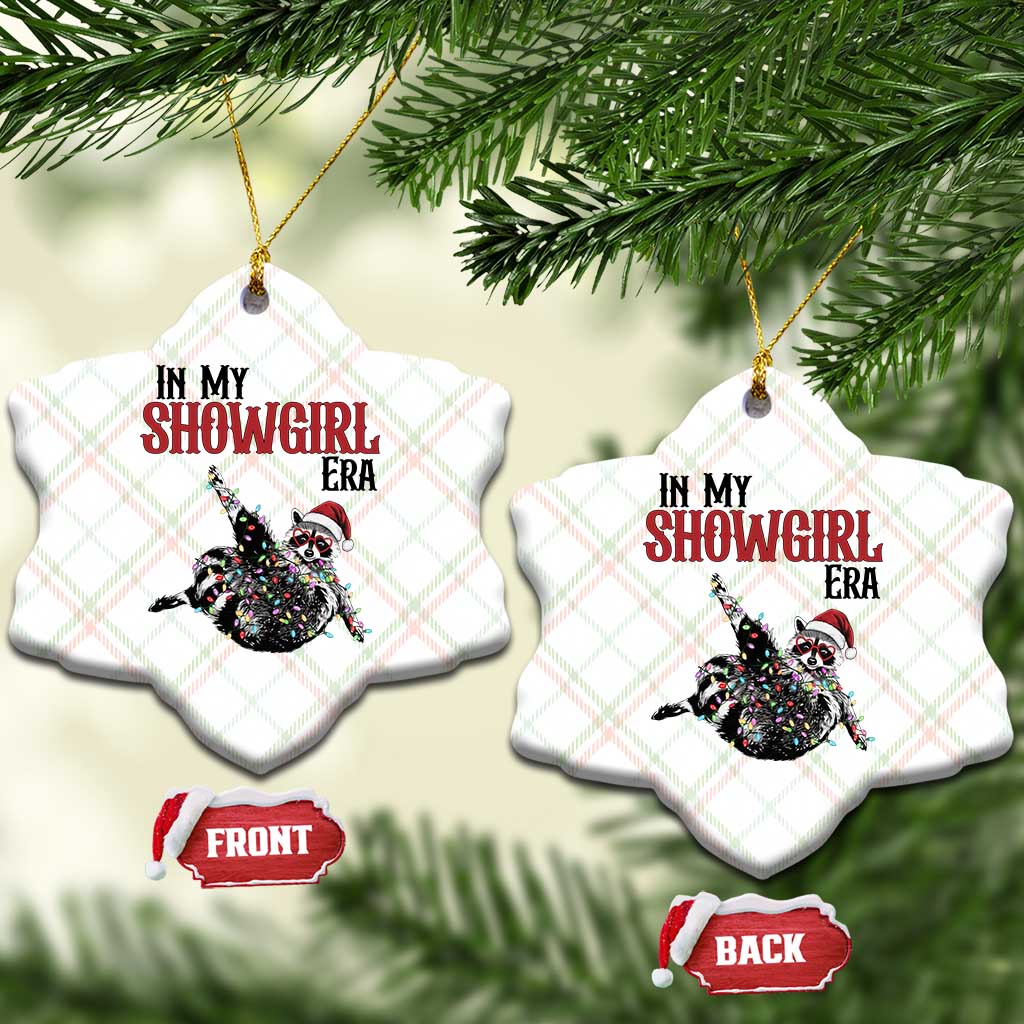 Funny Raccoon Christmas Ceramic Ornament In My Costume Era TS14 Print Your Wear