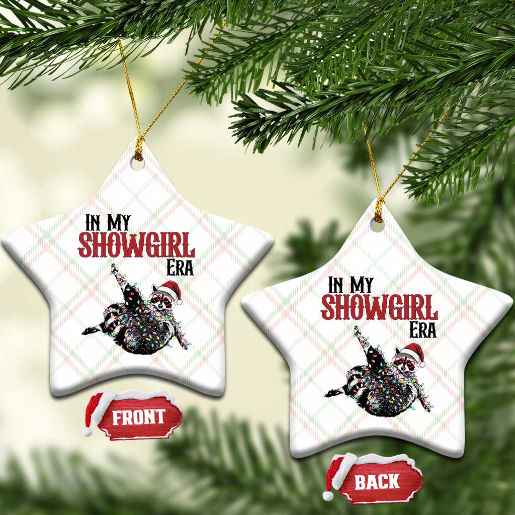 Funny Raccoon Christmas Ceramic Ornament In My Costume Era TS14 Print Your Wear