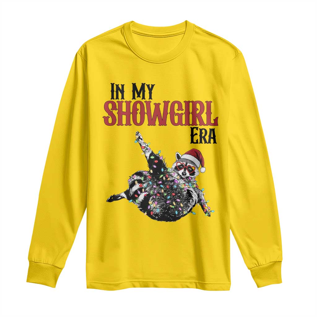Funny Raccoon Christmas Long Sleeve Shirt In My Costume Era TS14 Daisy Print Your Wear