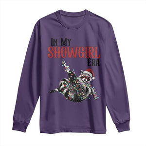 Funny Raccoon Christmas Long Sleeve Shirt In My Costume Era TS14 Purple Print Your Wear