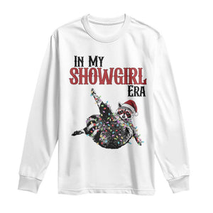 Funny Raccoon Christmas Long Sleeve Shirt In My Costume Era TS14 White Print Your Wear