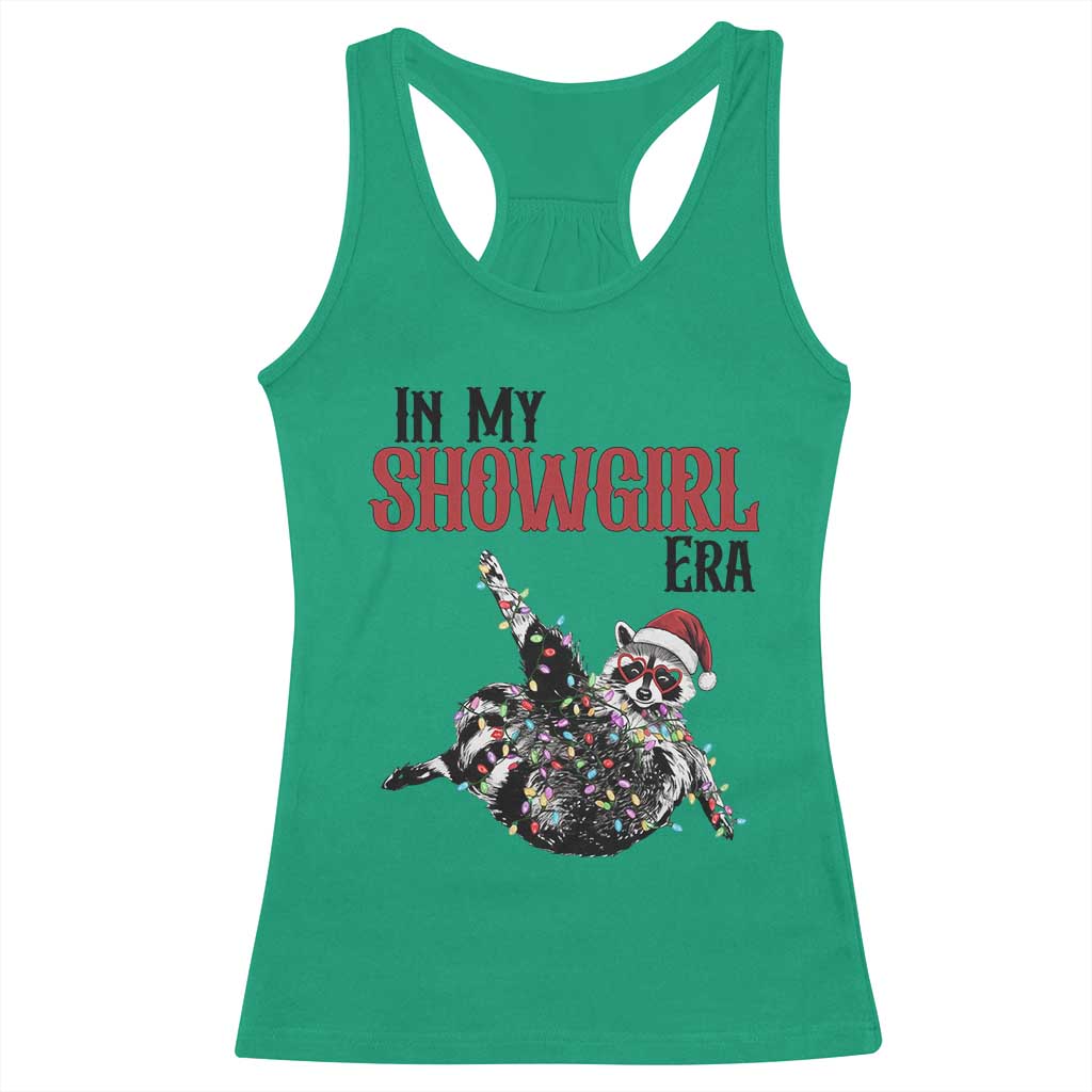 Funny Raccoon Christmas Racerback Tank Top In My Costume Era TS14 Irish Green Print Your Wear
