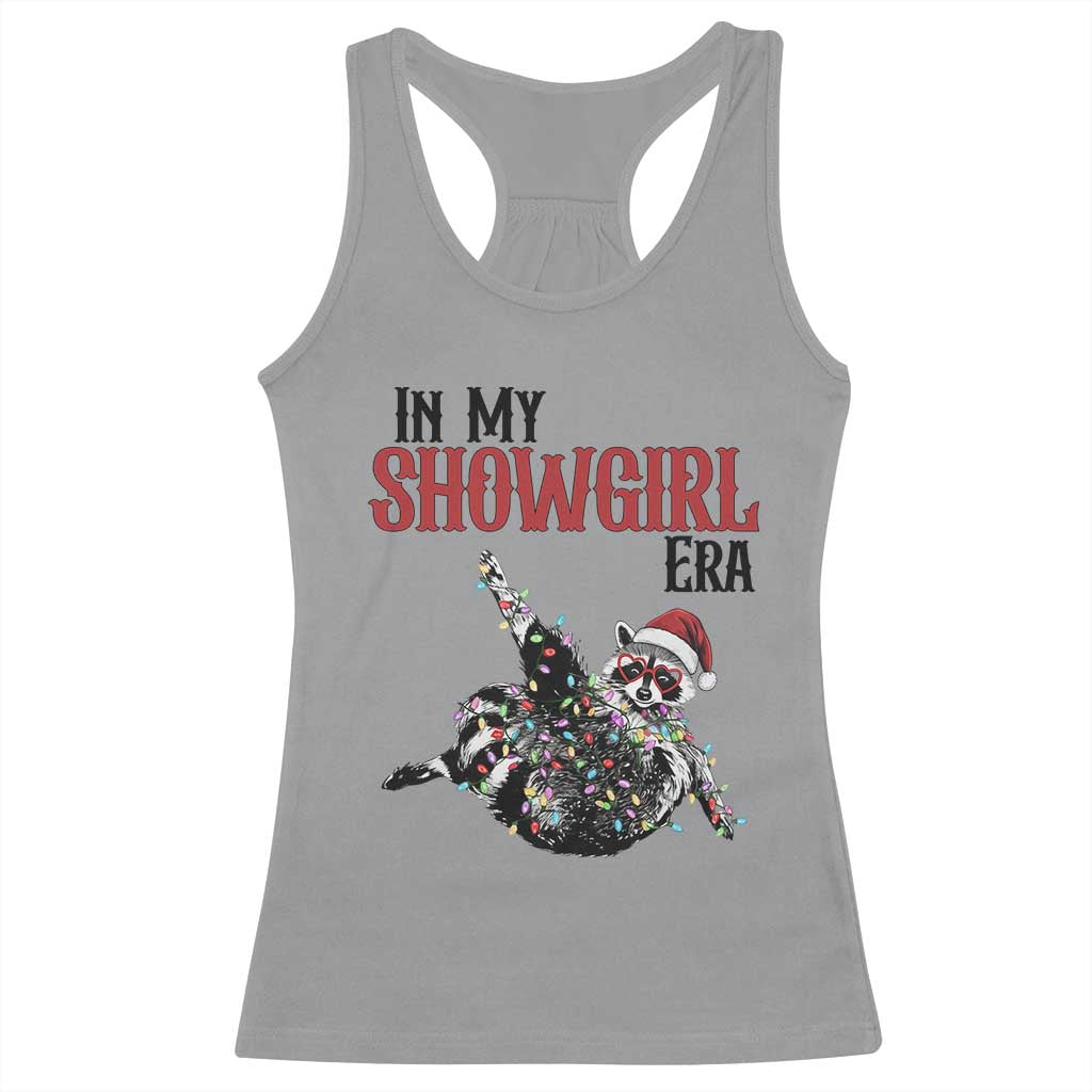 Funny Raccoon Christmas Racerback Tank Top In My Costume Era TS14 Sport Gray Print Your Wear