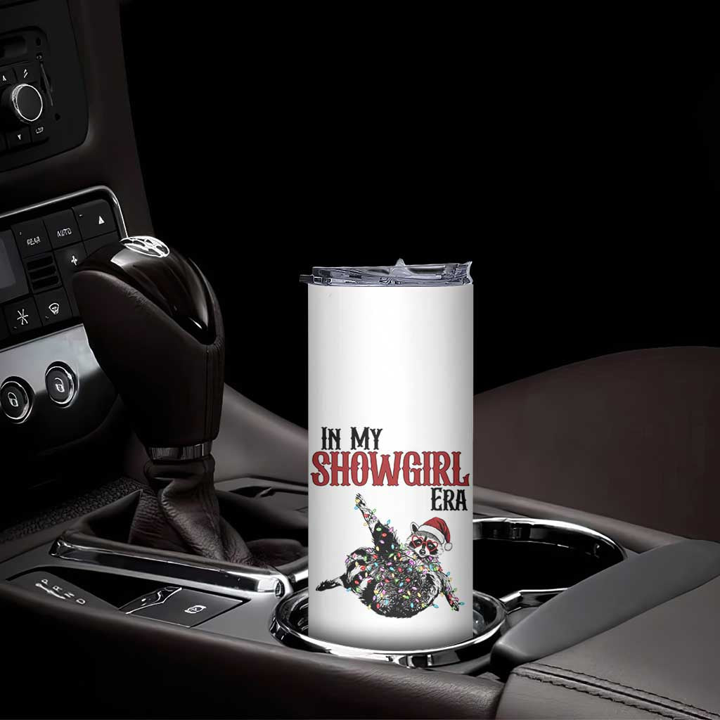 Funny Raccoon Christmas Skinny Tumbler In My Costume Era TS14 Print Your Wear