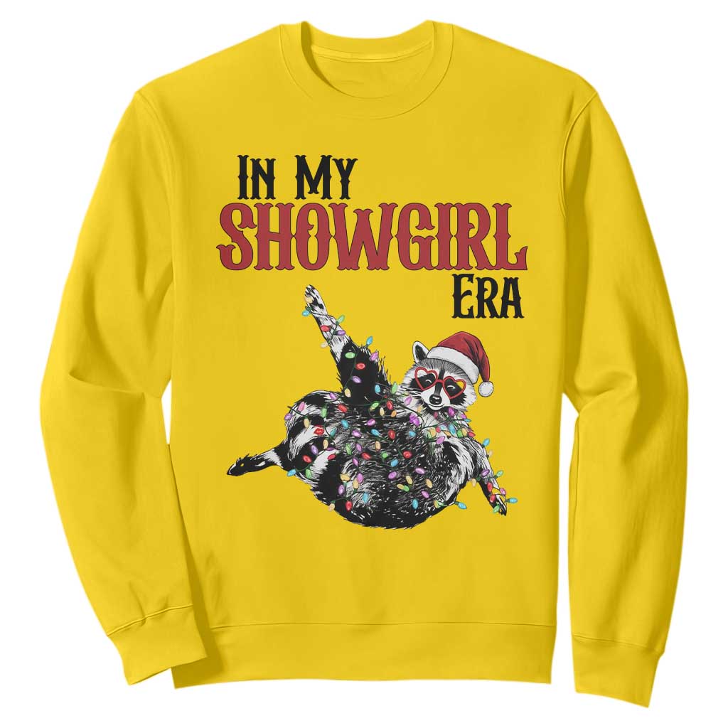 Funny Raccoon Christmas Sweatshirt In My Costume Era TS14 Daisy Print Your Wear