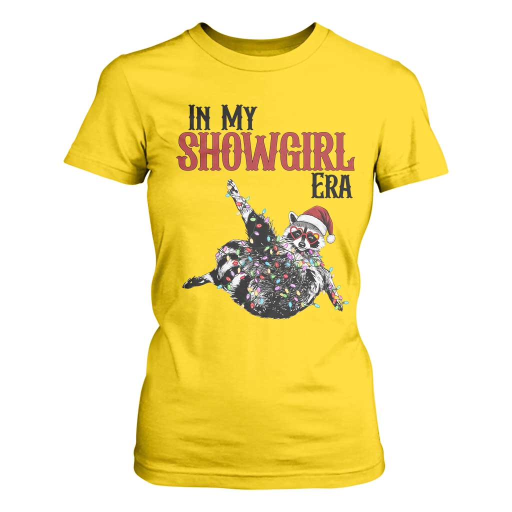 Funny Raccoon Christmas T Shirt For Women In My Costume Era TS14 Daisy Print Your Wear