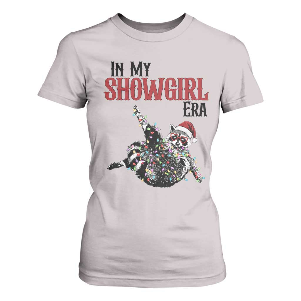 Funny Raccoon Christmas T Shirt For Women In My Costume Era TS14 Ice Gray Print Your Wear