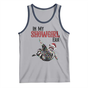 Funny Raccoon Christmas Tank Top In My Costume Era TS14 Athletic Heather Navy Print Your Wear