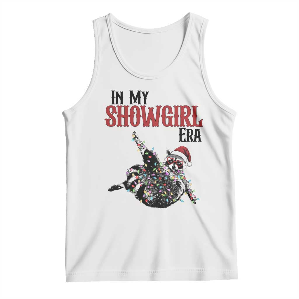 Funny Raccoon Christmas Tank Top In My Costume Era TS14 White Print Your Wear