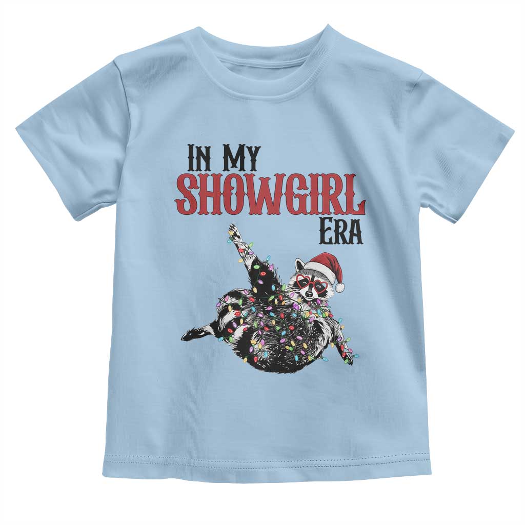Funny Raccoon Christmas Toddler T Shirt In My Costume Era TS14 Light Blue Print Your Wear