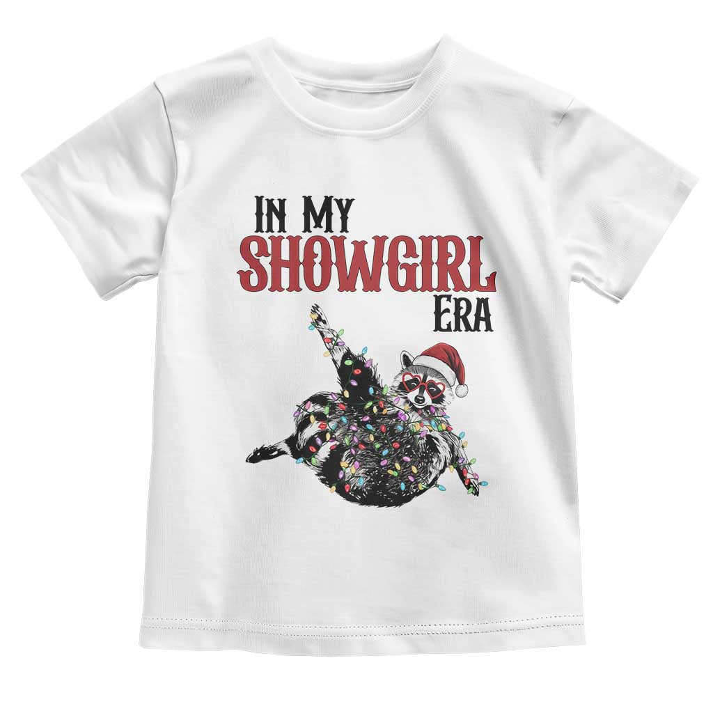 Funny Raccoon Christmas Toddler T Shirt In My Costume Era TS14 White Print Your Wear
