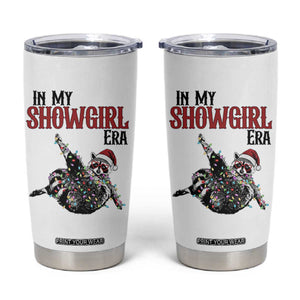 Funny Raccoon Christmas Tumbler Cup In My Costume Era TS14 White Print Your Wear