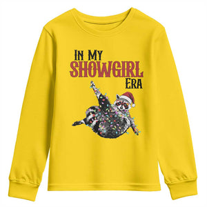 Funny Raccoon Christmas Youth Sweatshirt In My Costume Era TS14 Daisy Print Your Wear