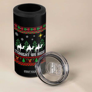 Tonight We Ride 4 in 1 Can Cooler Tumbler Three Wise Men Nativity Scene Christmas TS14 Print Your Wear