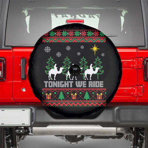 Tonight We Ride Spare Tire Cover Three Wise Men Nativity Scene Christmas TS14 Black Print Your Wear
