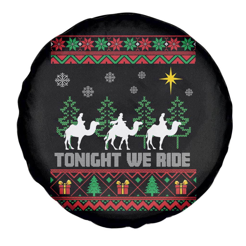Tonight We Ride Spare Tire Cover Three Wise Men Nativity Scene Christmas TS14 Print Your Wear
