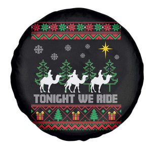 Tonight We Ride Spare Tire Cover Three Wise Men Nativity Scene Christmas TS14 Print Your Wear