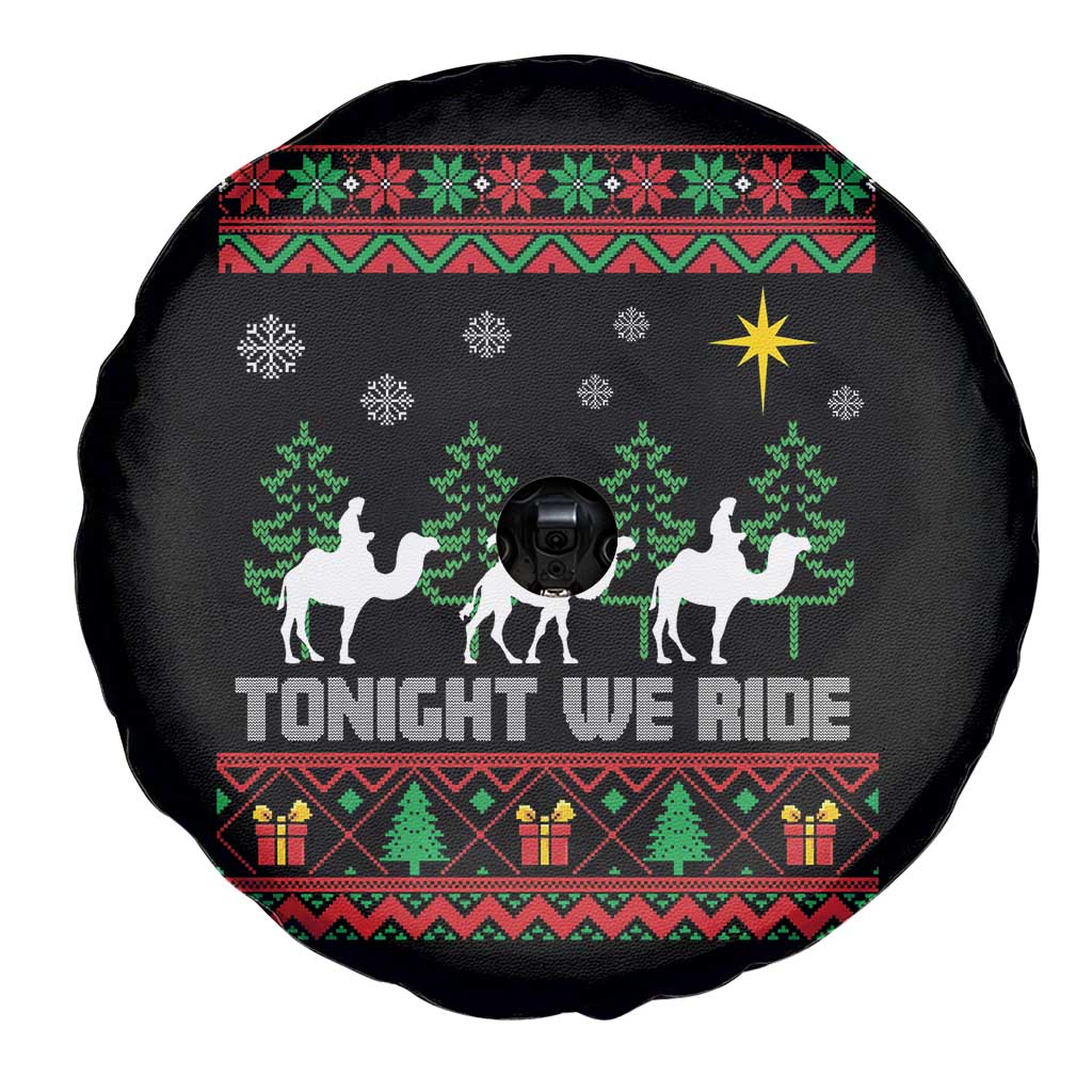 Tonight We Ride Spare Tire Cover Three Wise Men Nativity Scene Christmas TS14 Print Your Wear