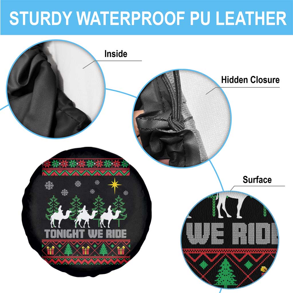 Tonight We Ride Spare Tire Cover Three Wise Men Nativity Scene Christmas TS14 Print Your Wear