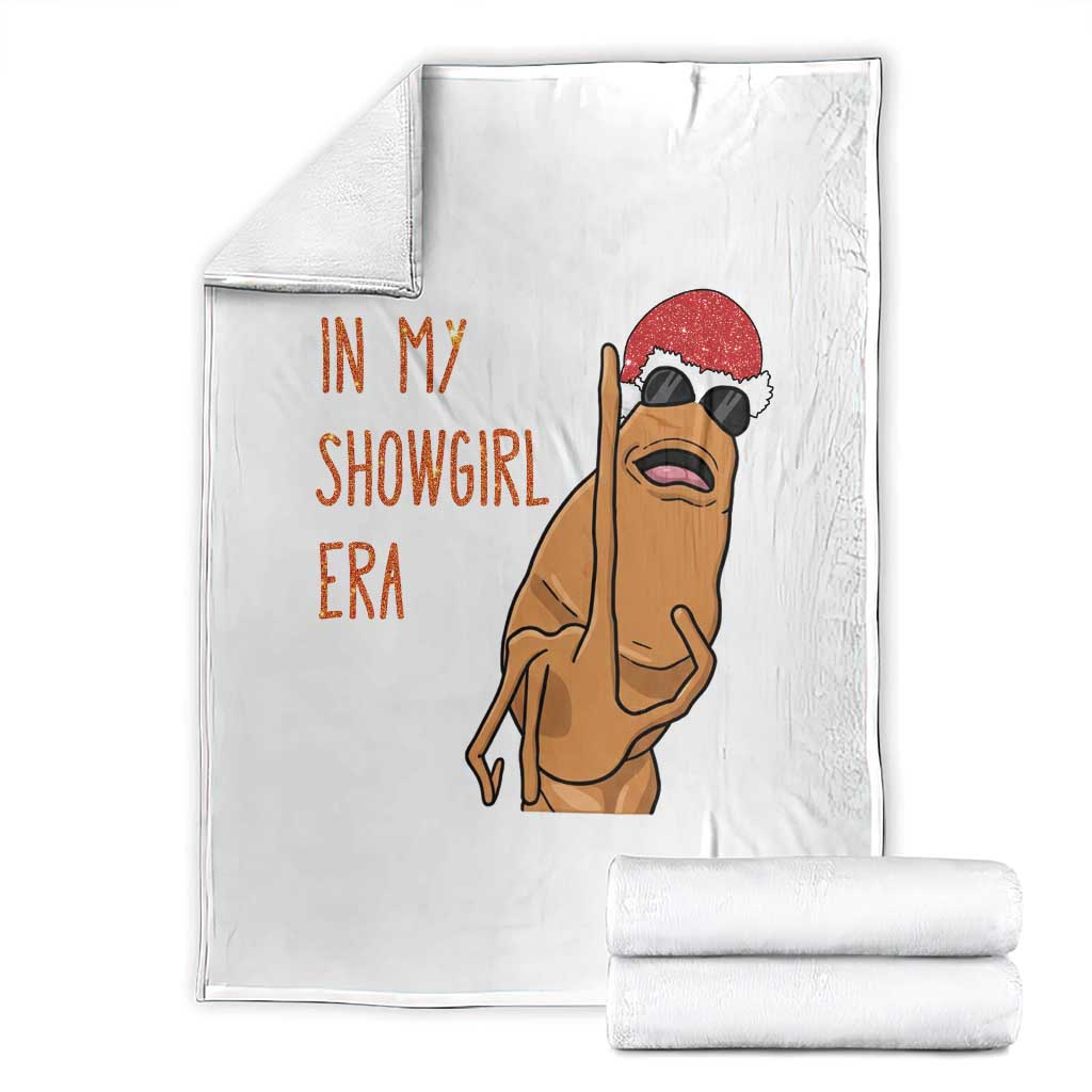 Marcus The Worm Christmas Meme Throw Blanket In My Costume Era TS14 White Print Your Wear