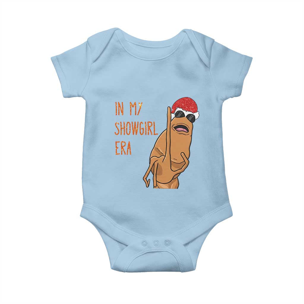 Marcus The Worm Christmas Meme Baby Onesie In My Costume Era TS14 Light Blue Print Your Wear