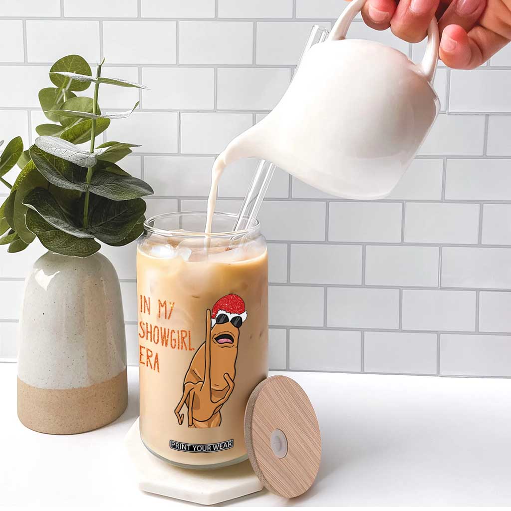 Marcus The Worm Christmas Meme Glass Can In My Costume Era TS14 Print Your Wear