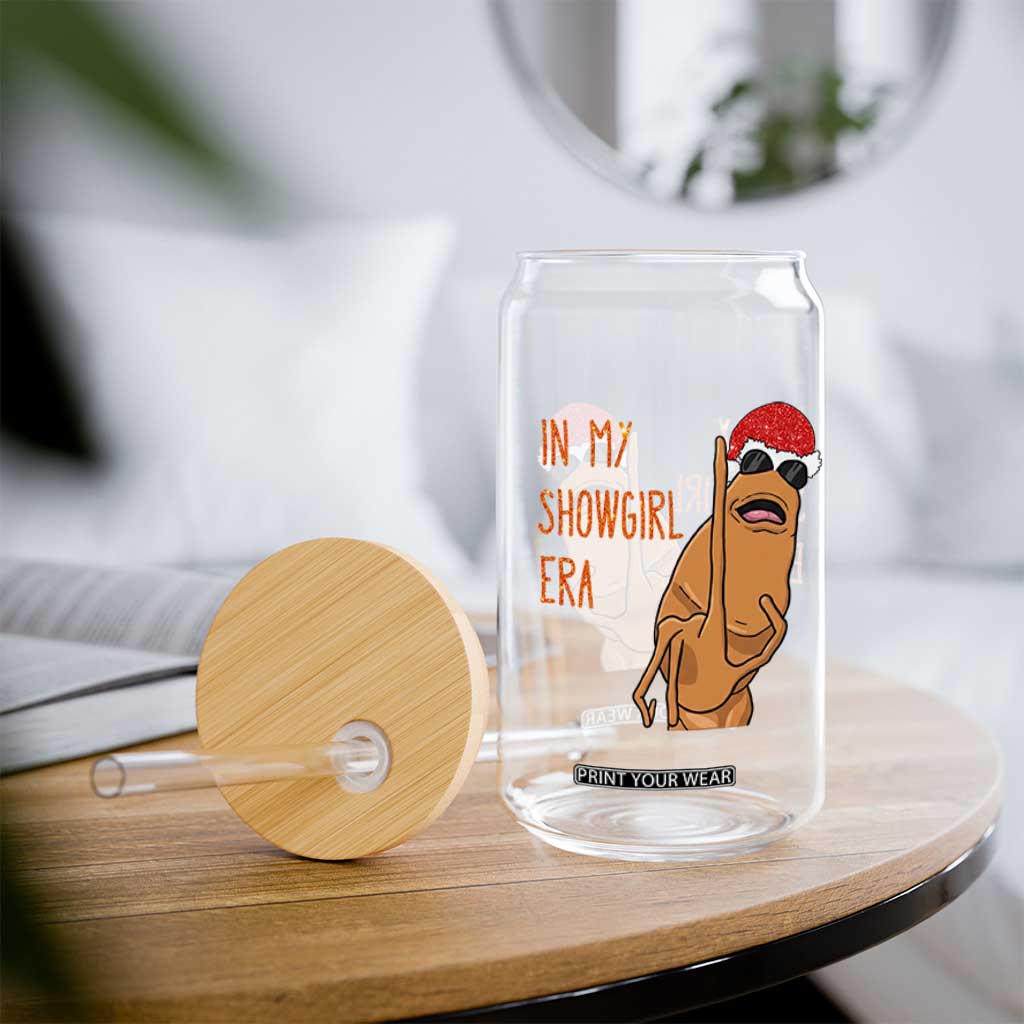 Marcus The Worm Christmas Meme Glass Can In My Costume Era TS14 Print Your Wear