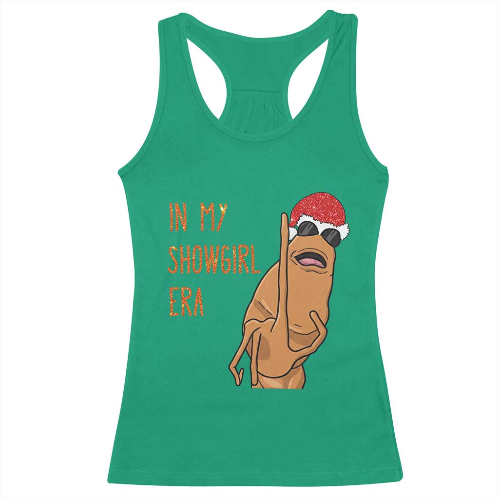 Marcus The Worm Christmas Meme Racerback Tank Top In My Costume Era TS14 Irish Green Print Your Wear