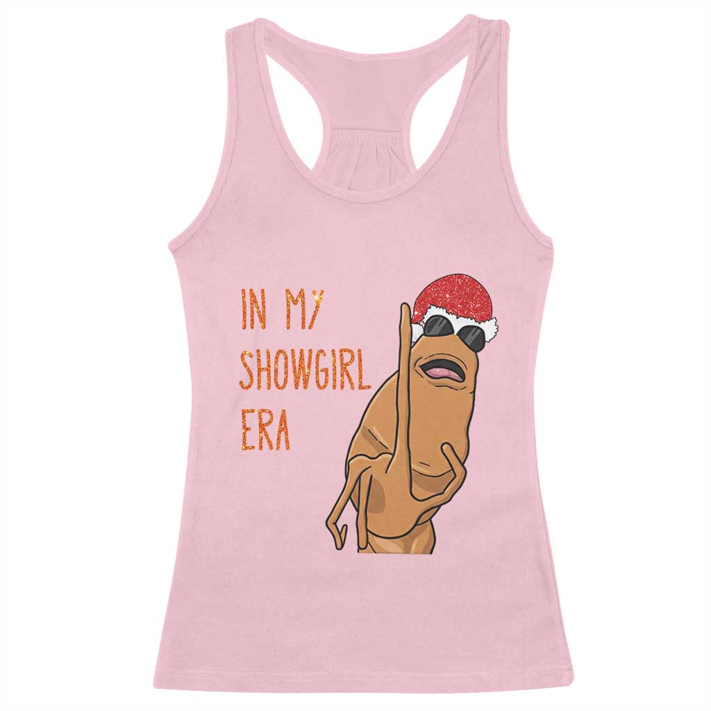 Marcus The Worm Christmas Meme Racerback Tank Top In My Costume Era TS14 Light Pink Print Your Wear